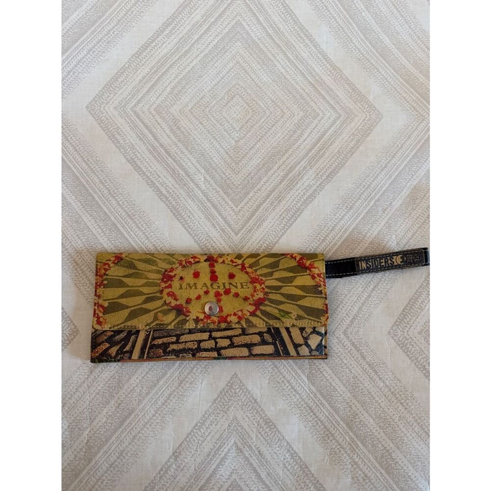 Insiders 1 Brooklyn NYC Themed Wristlet Handmade Snap Closure Wallet Clutch